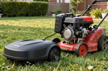 Robotic Mower Vs Petrol Mower
