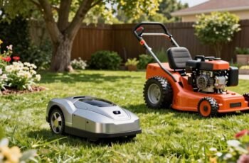 Robot Lawn Mowers vs Ride-On Mowers