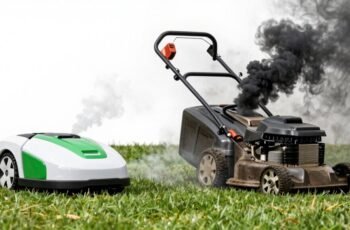 Robot Mower Vs Petrol Mower Emissions