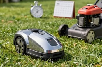 Robot Lawn Mower Time Savings Comparison
