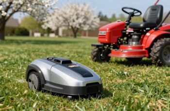 Robot Mower Vs Ride-On Mowing Time