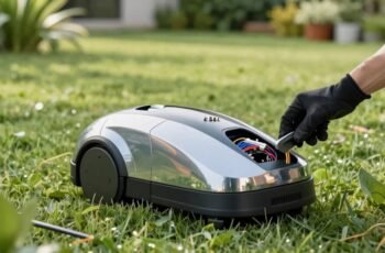 Robot Mower Docking Station Maintenance