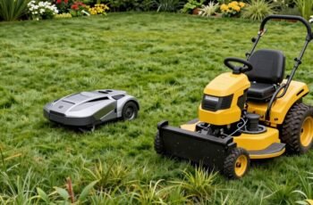 Robot Mower Vs Ride-On Mower for Large Gardens