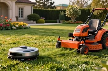 Robotic Mower Vs Ride-On for Estate Lawns